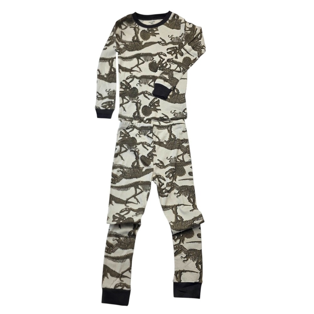 Carter's Dinosaur Skeleton Pajama‎ Set Kids Clothes Sleepwear